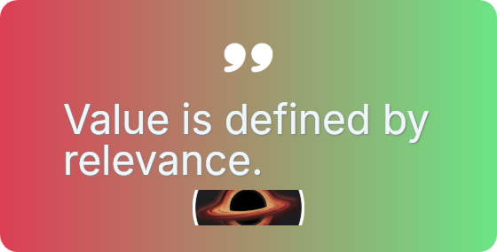 Momentum is not speed. Momentum is agreement.