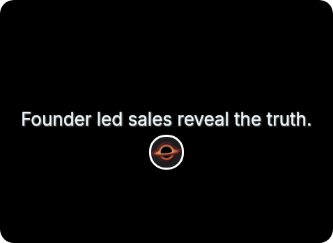 Traction is not product market fit.