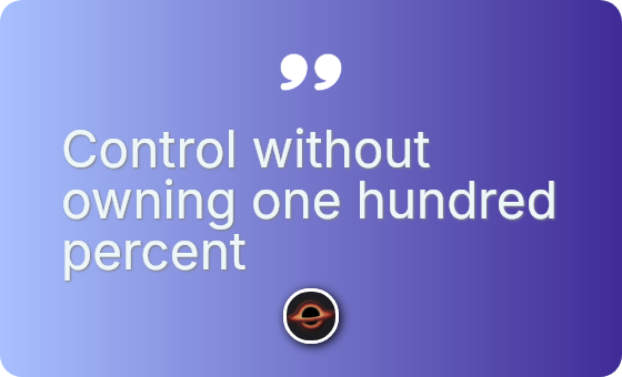 It owns assets but produces nothing