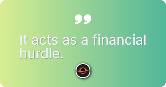 Not the same as bank interest.