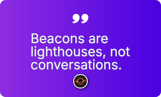 GPS fails where beacons excel.