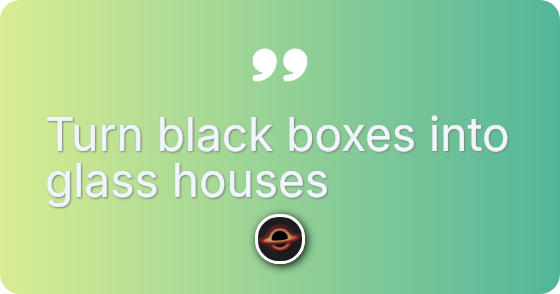 Turn black boxes into glass houses