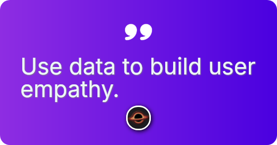 Clickstream data focuses on the journey.