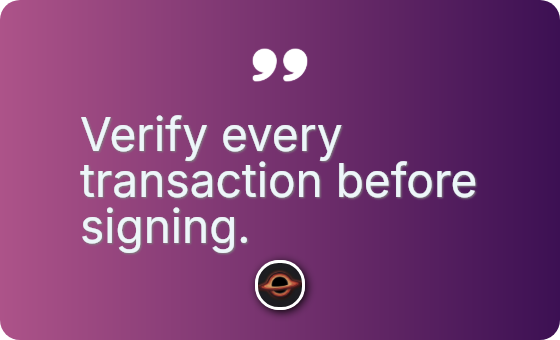 Convenience is the enemy of security.