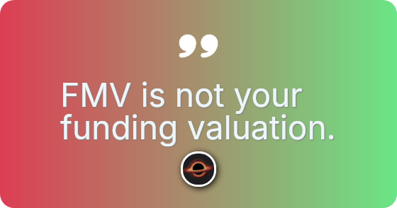 FMV determines your option strike price.