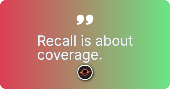 Precision is about trust.