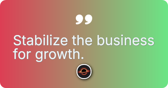 Alter your capital structure purposefully.