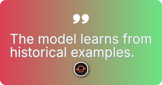 Supervised learning predicts specific outcomes.